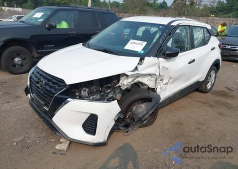 2021 Nissan Kicks S Xtronic Cvt из США, поврежденный, VIN 3N1CP5BV8ML471341